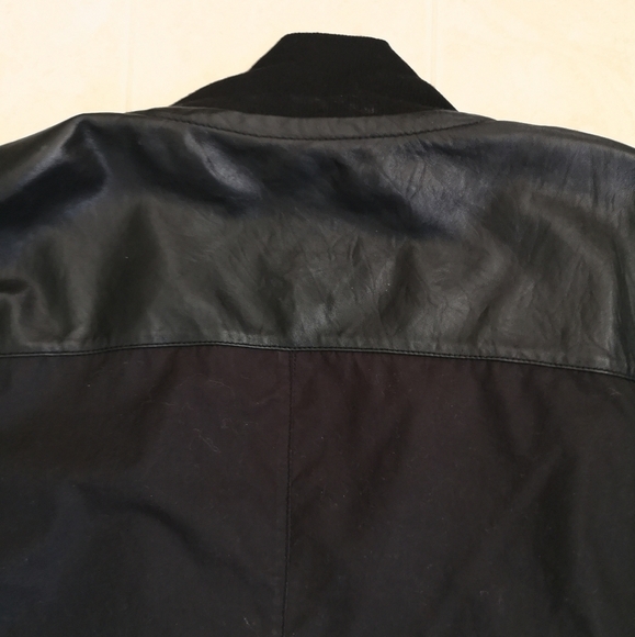 Vintage Yigal Azrouel Gender-Neutral Cotton Leather Utility Jacket - Picture 8 of 10